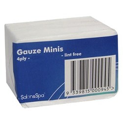 SALON & SPA Gauze minis 20cm x 10cm - 4ply